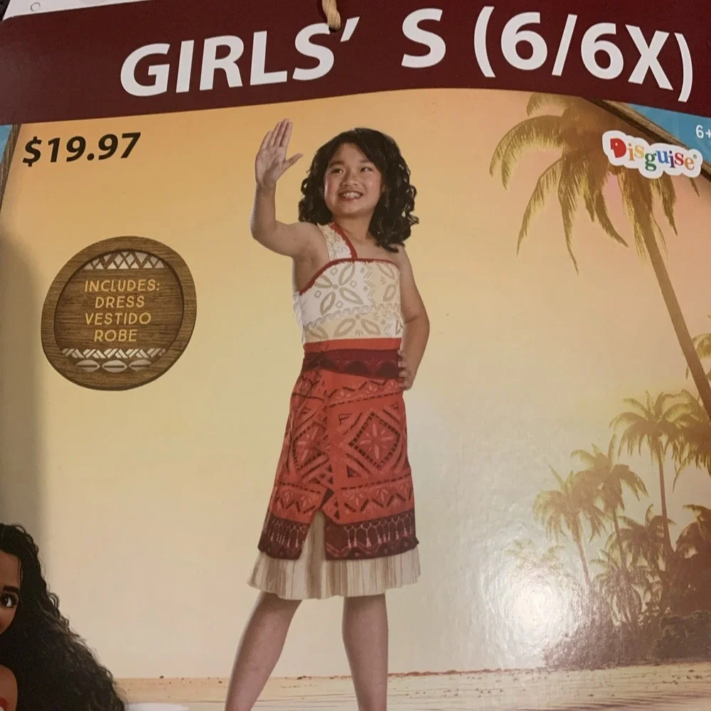 NEW Disney Moana 2 Classic Adventure Girl Halloween Costume‎ Size: S (6/6X) - Picture 12 of 12